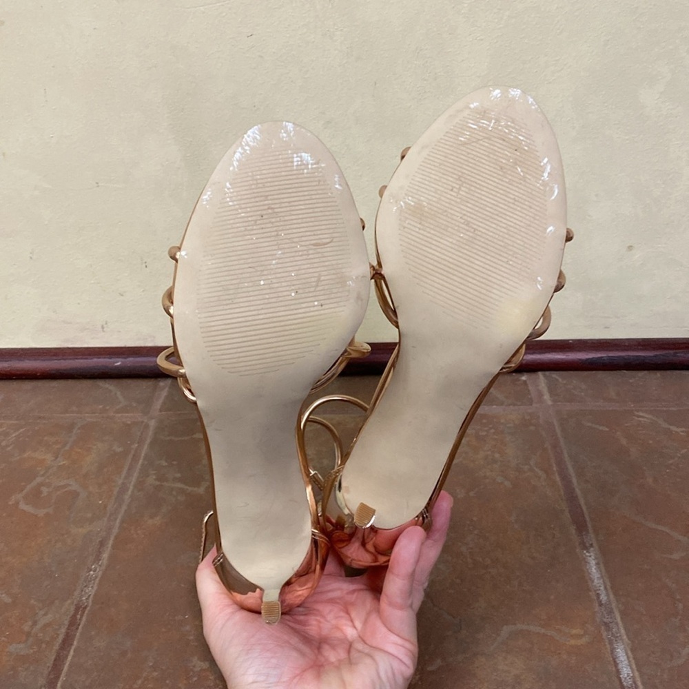 Steve Madden ‘Satire’ rose gold/copper heels size 9 - Picture 6 of 7